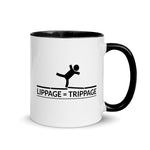 Lippage = Trippage Ceramic Mug with Color Inside