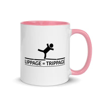 Lippage = Trippage Ceramic Mug with Color Inside